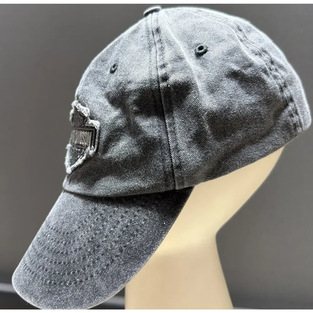 Harley Davidson Strapback Hat Cap Motorcycle Embroidered Official OS Grunge